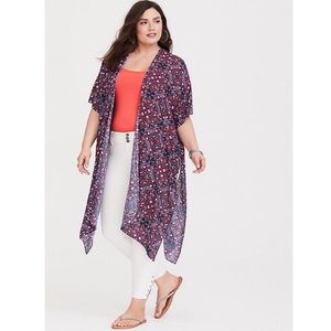 Torrid Multicolor Kimono